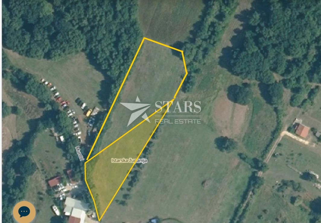 Istra, Ližnjan – Muntić – zazidljivo in kmetijsko zemljišče 5.350 m²