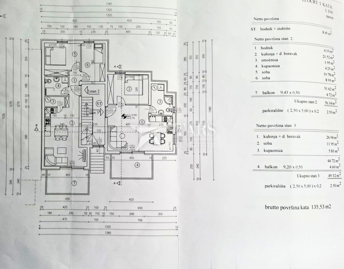 Stanovanje Podmurvice, Rijeka, 114,22m2