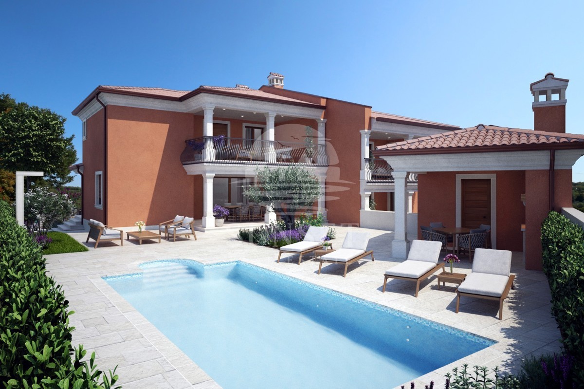 MODERNA DVOJNA HIŠA VRHUNSKE KAKOVOSTI V OKOLICI MOMJANA