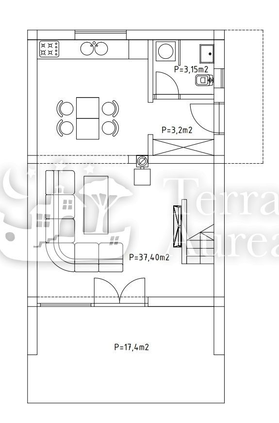 Hiša Ozalj, 100m2