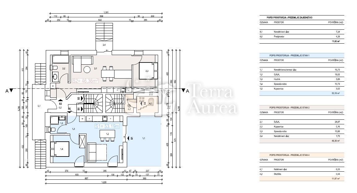 Apartma Malinska, Malinska-Dubašnica, 53,19m2