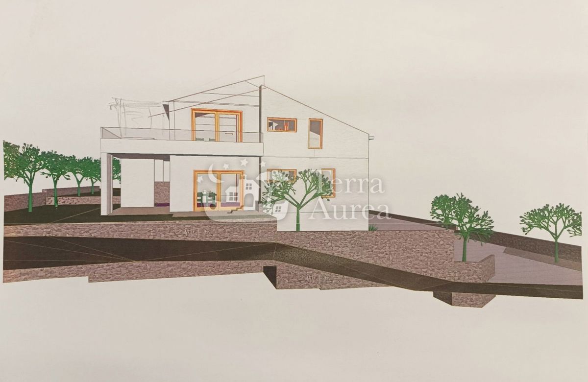 Gradbena zemljišča Linardići, Krk, 870m2