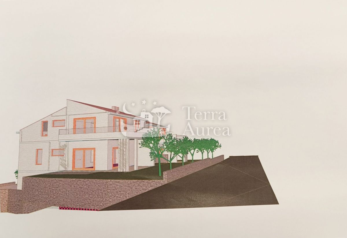 Gradbena zemljišča Linardići, Krk, 870m2