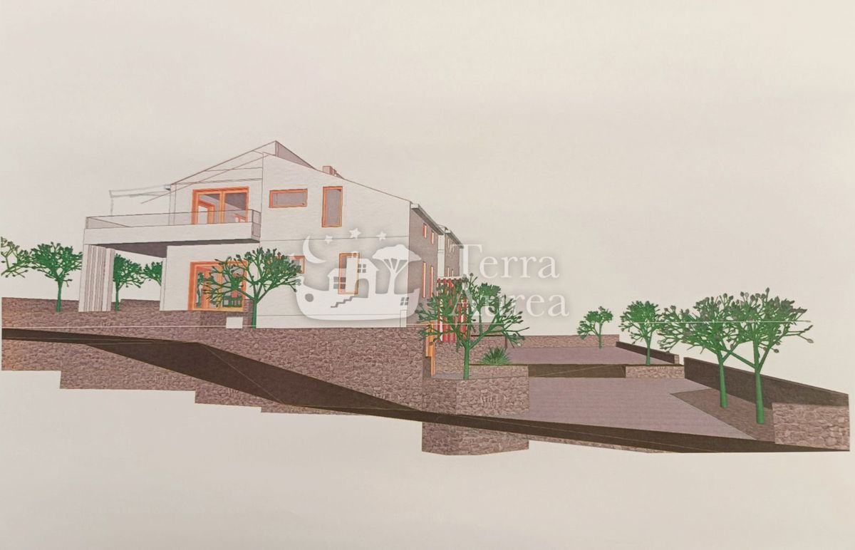 Gradbena zemljišča Linardići, Krk, 870m2