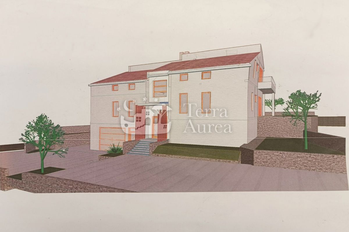Gradbena zemljišča Linardići, Krk, 870m2