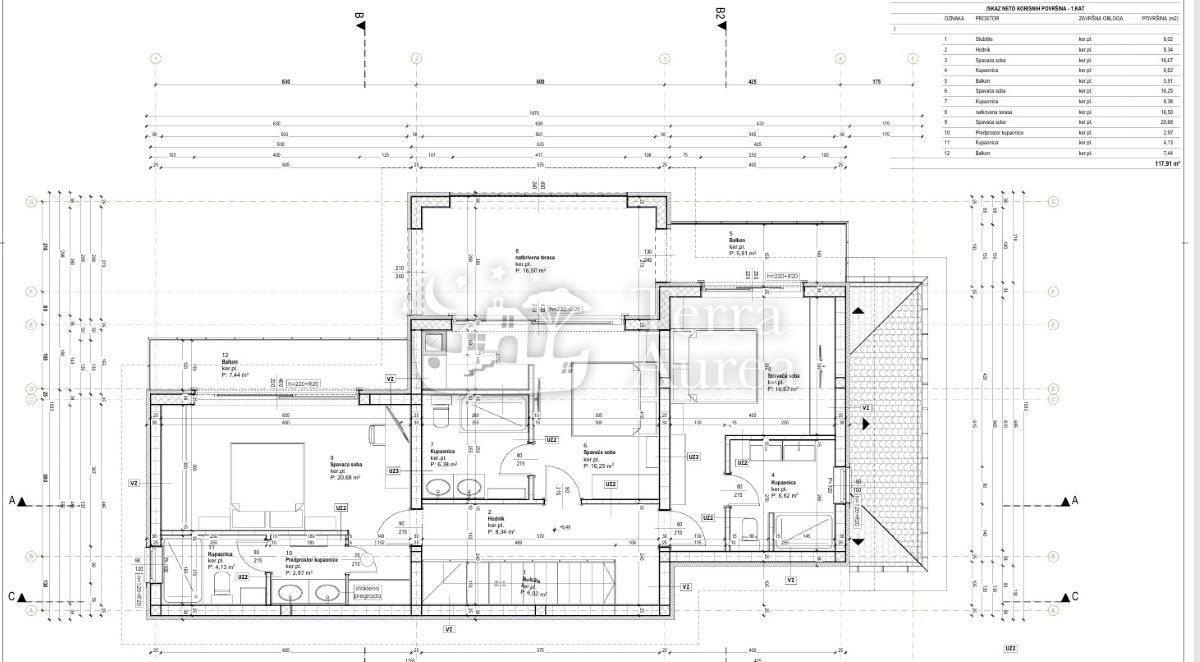 Gradbena zemljišča Krk, 575m2