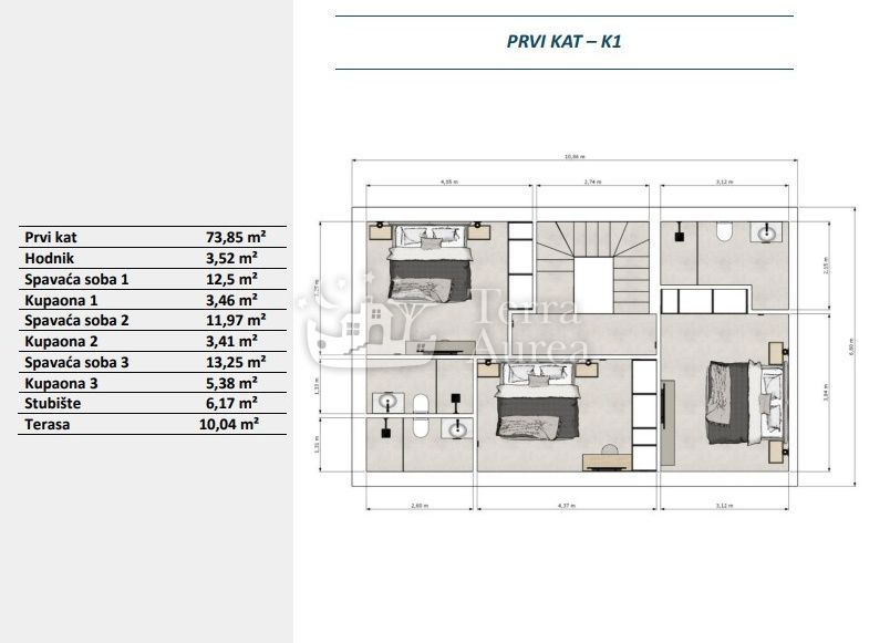 Hiša Malinska, Malinska-Dubašnica, 130m2