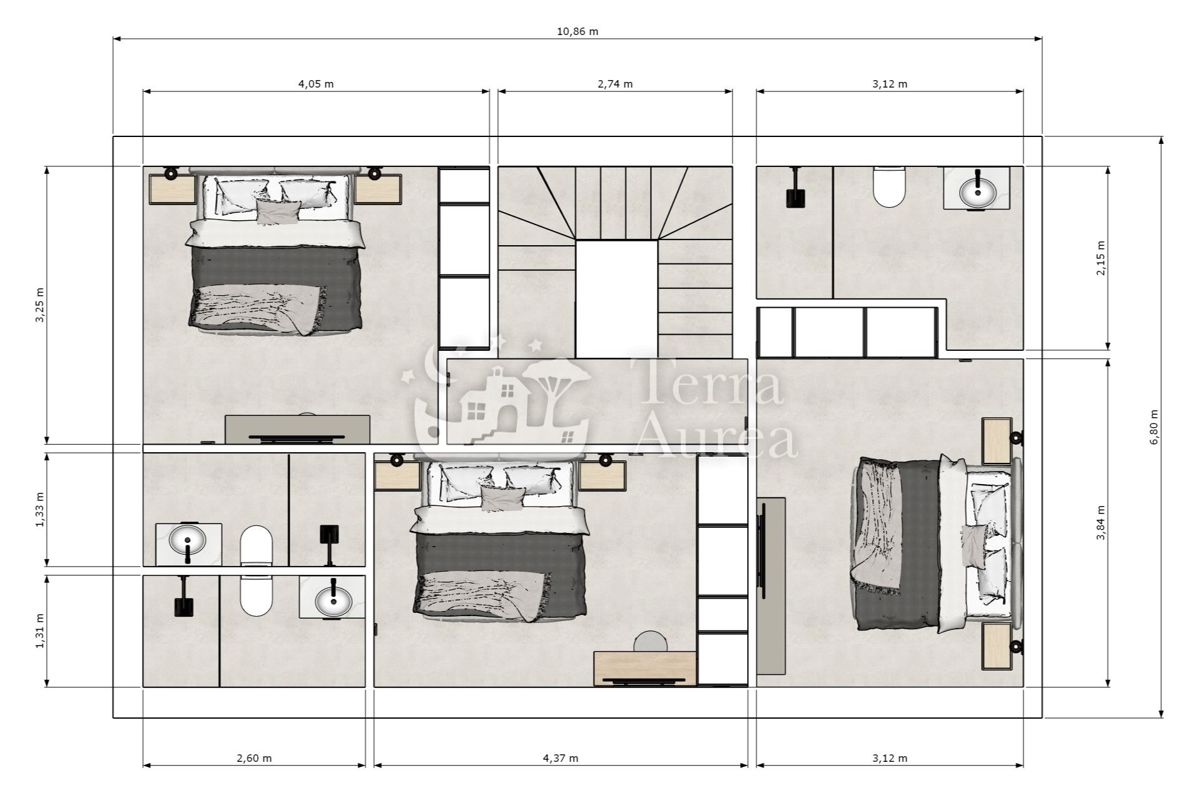 Hiša Malinska, Malinska-Dubašnica, 130m2