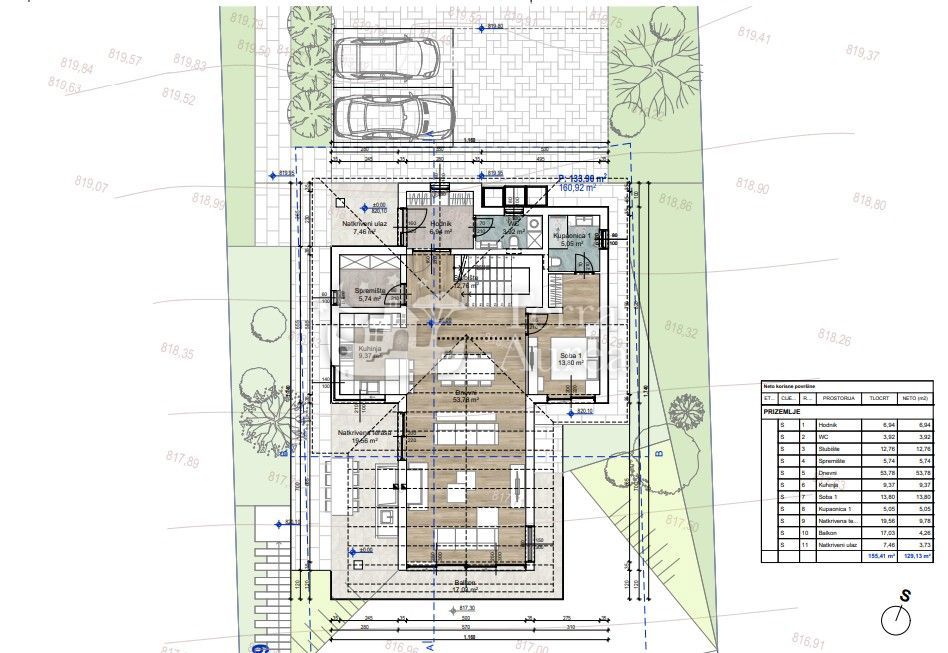 Gradbena zemljišča Benkovac Fužinski, Fužine, 1.050m2