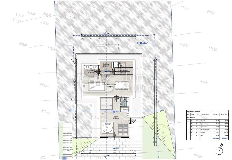 Gradbena zemljišča Benkovac Fužinski, Fužine, 1.050m2