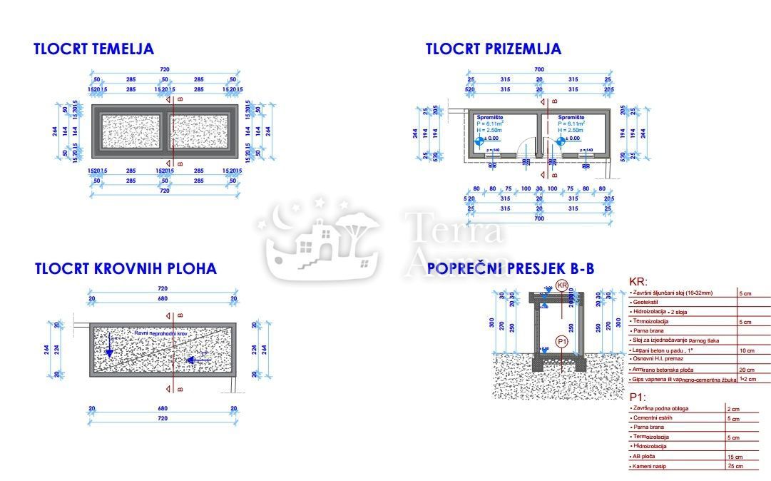 Gradbena zemljišča Krk, 510m2