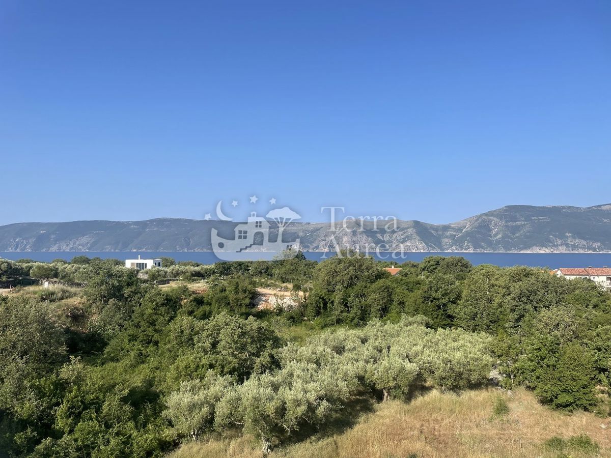 Mediteranska vila s pogledom na morje, Brzac, otok Krk