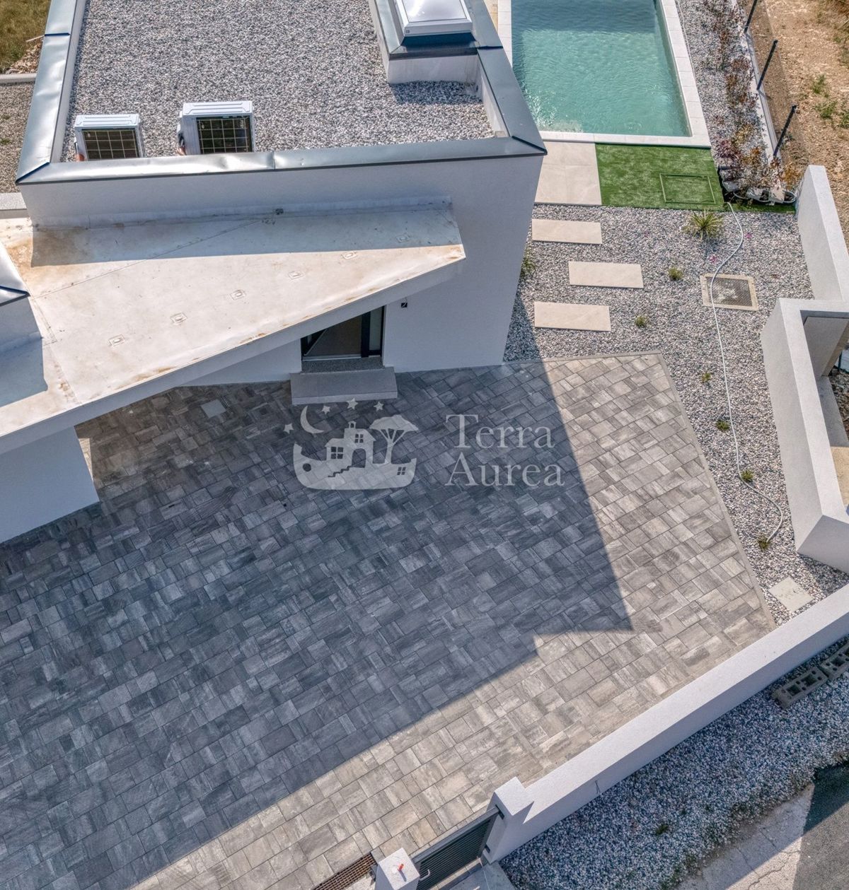 Mediteranska vila s pogledom na morje, Brzac, otok Krk