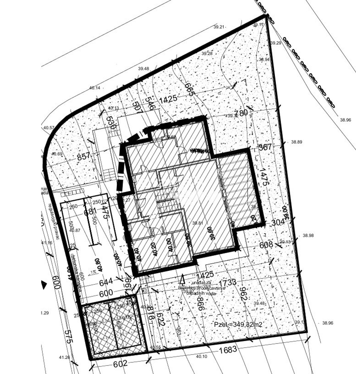 Istra, Medulin, Vintijan, gradbeno zemljišče 700m2, z gradbenim dovoljenjem #prodaja