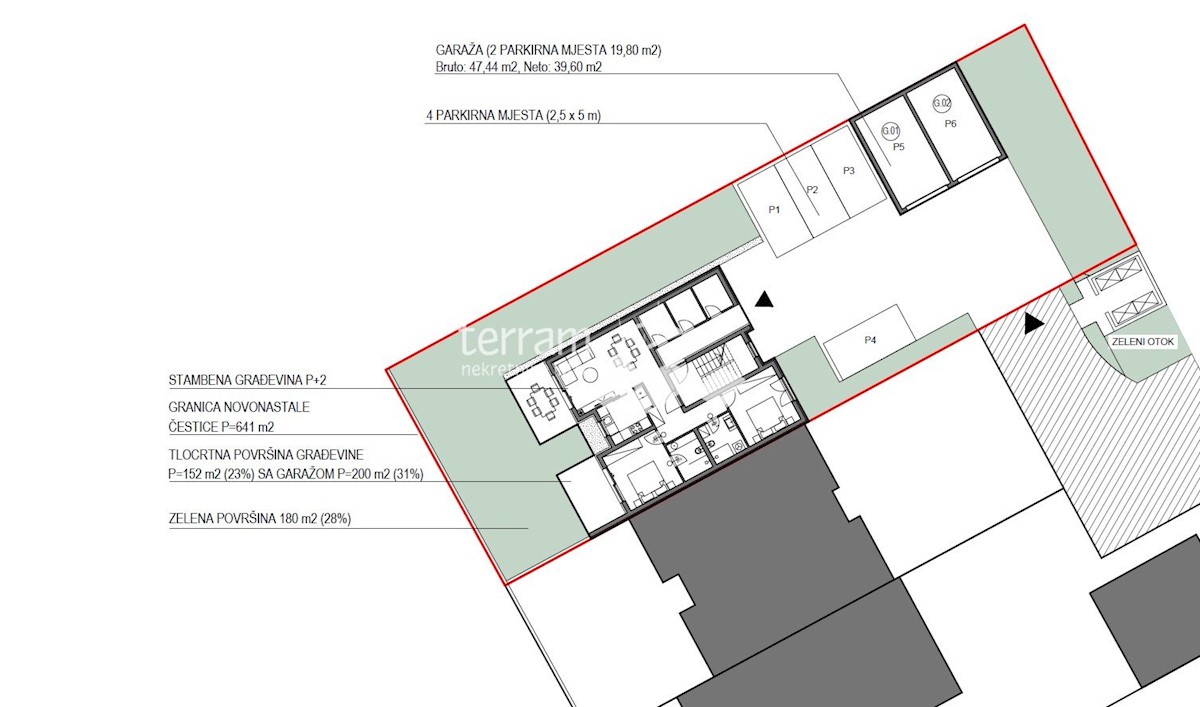 Istra, Pula, Valdebek, penthouse 127,46m2, 3SS+DB, 2 x garaža, NOVO #prodaja