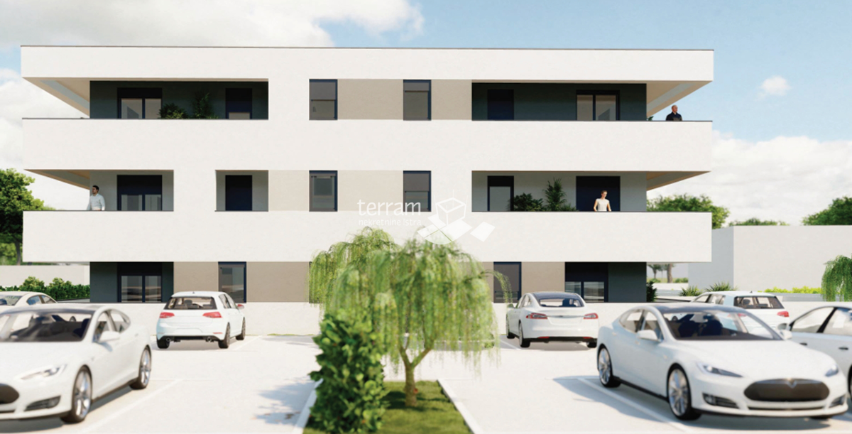 Istra, Pula, okolica, stanovanje 64,19 m2, 2SS+DB, pritličje, dva parkirna mesta, NOVO!! #prodaja