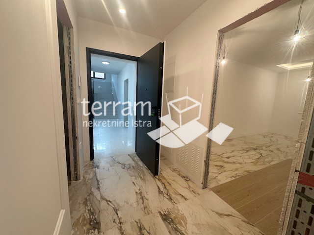 Istra, Pula, Štinjan, stanovanje 66,23 m2, pritličje, 1 spalnica + dnevna soba, vrt 100 m2, NOVO, #prodaja