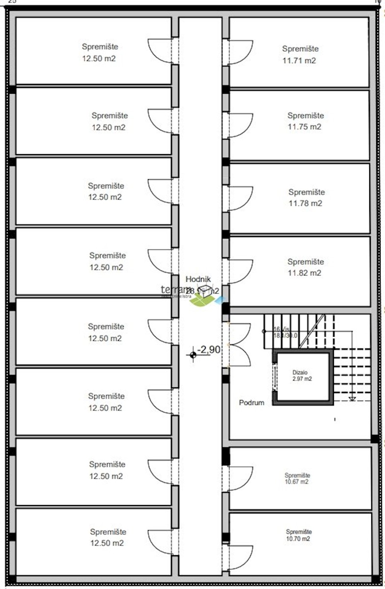 Istra, Pula, Center, stanovanje 41,98m2, novogradnja #prodaja