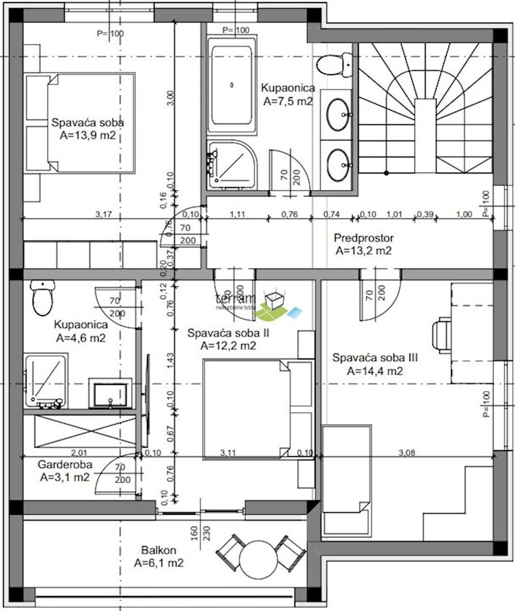 Istra, Svetvinčenat, Juršići, gradbeno zemljišče 828m2, z pravnomočnim gradbenim dovoljenjem #prodaja