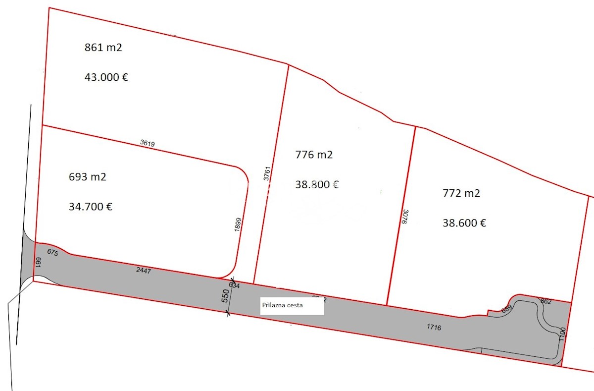 Istra, Barban, gradbeno zemljišče 772m2 #prodaja