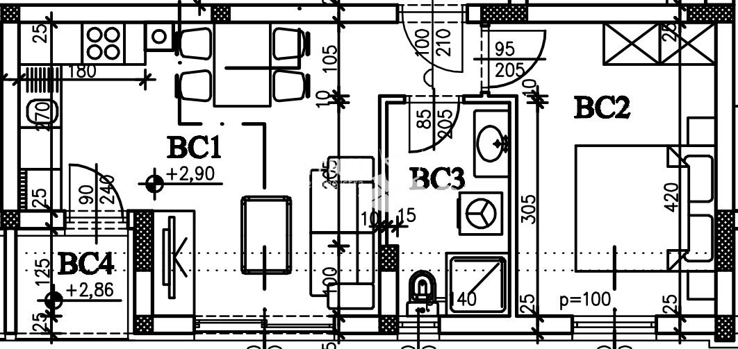 Istra, Štinjan, apartma v 1. nadstropju, 42,02m2, 1SS+DB, 600m od morja, DVIGALO, NOVO!! #razprodaja