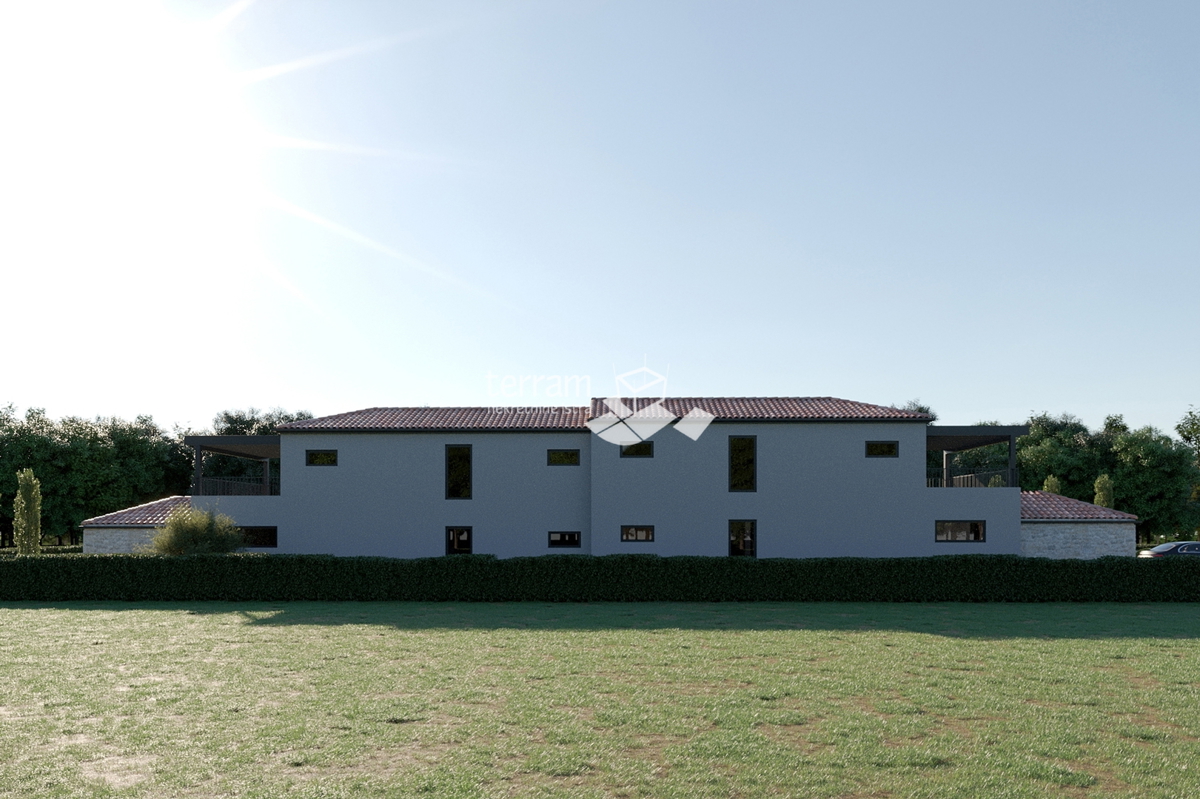 Istra, Ližnjan, Šišan, dvojček 140 m2, 3 spalnice + dnevna soba, bazen, 465 m2 vrta! #razprodaja