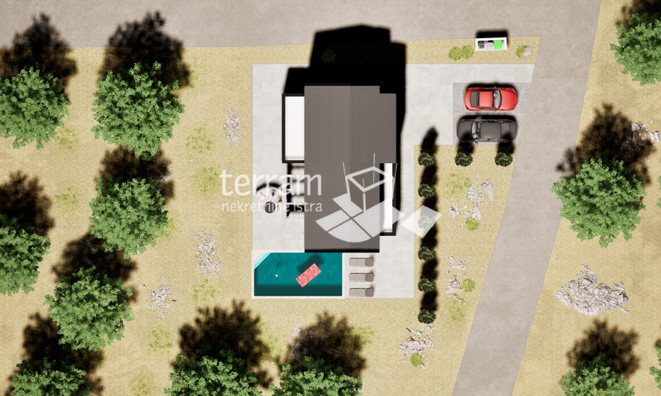 Istra, Kanfanar, Ladići, gradbeno zemljišče 462 m2, gradbeno dovoljenje, NOVO, #prodaja