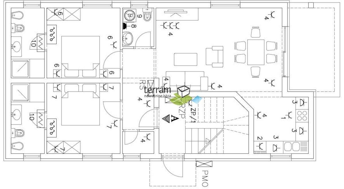 Istra, Medulin, apartma 81m2 pritličje z vrtom, NOVO!!, #prodaja ​