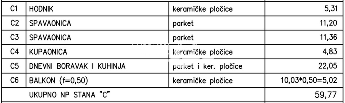 Istra, Medulin, apartma 70,04 m2, prvo nadstropje, 2s, garaža, NOVO PRODAMO #prodaja