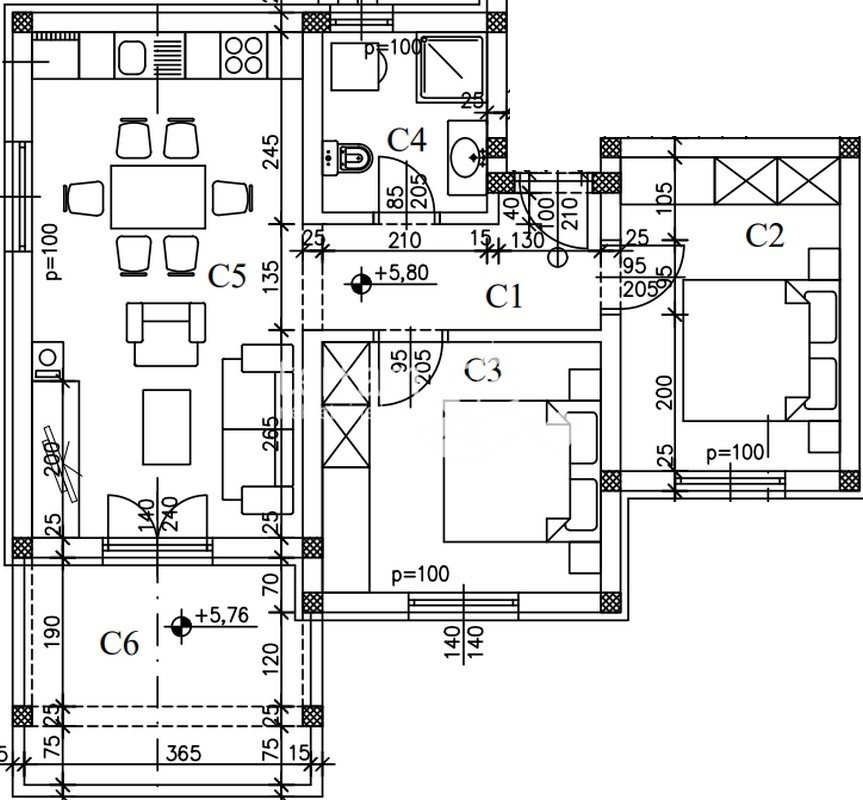 Istra, Medulin, apartma 70,04 m2, prvo nadstropje, 2s, garaža, NOVO PRODAMO #prodaja