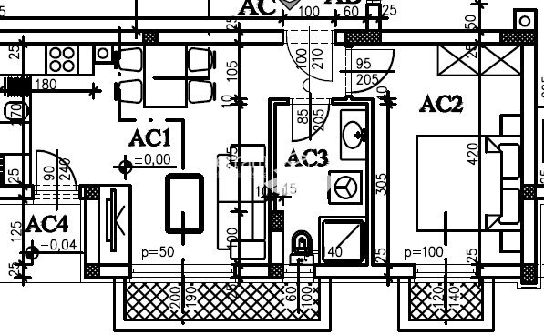 Istra, Štinjan, apartma v pritličju, 42,05m2, 1S+DB, 600m od morja, DVIGAL, vrt, NOVO!! #razprodaja