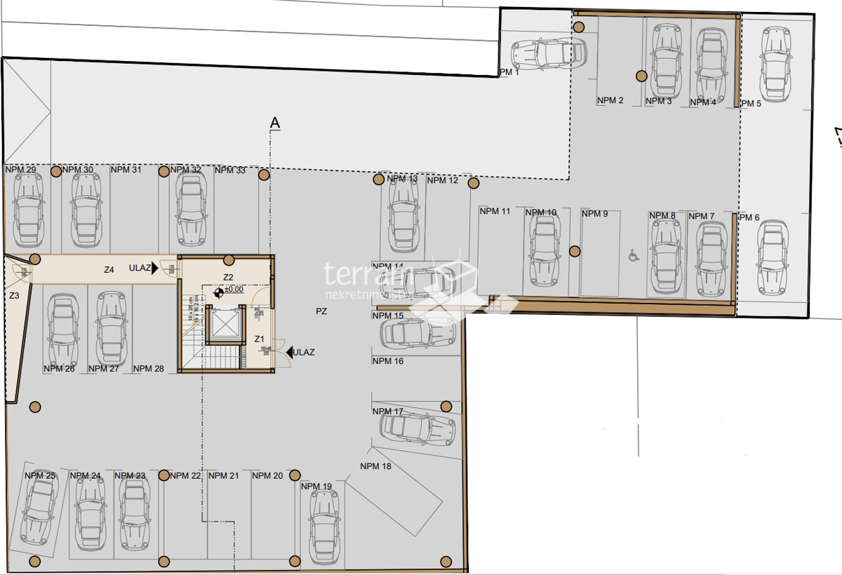 Istra, Pula, Center, dvoetažni penthouse 127,92 m2, štirisobno NOVOGRADNJA