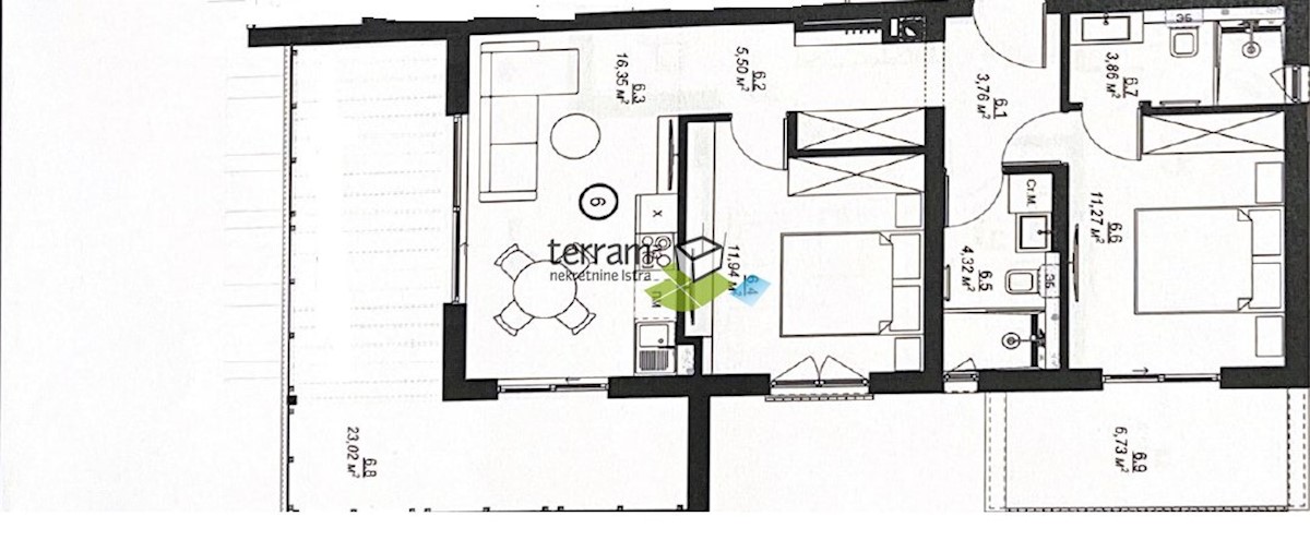 Istra, Medulin, apartma v prvem nadstropju 86,75m2, NOVO!!, #prodaja ​