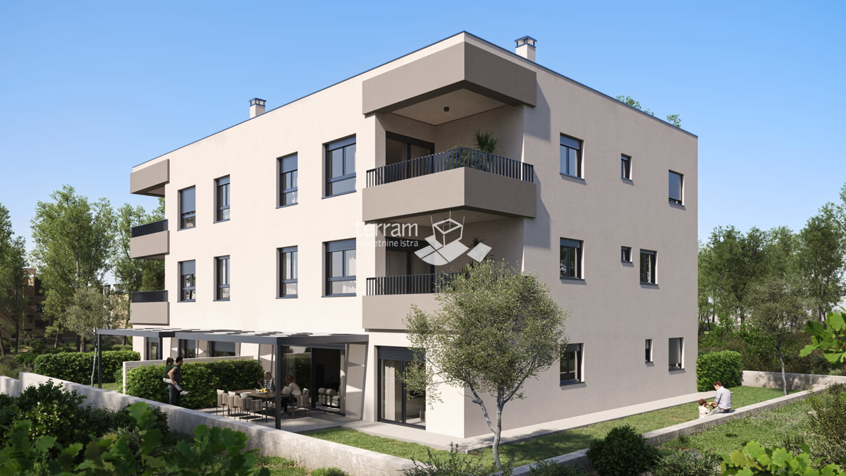 Istra, Pula, Veli vrh, stanovanje 62,64 m2, 2 sobi + dnevni prostor z jedilnico, prvo nadstropje, dvigalo, garaža, #prodaja