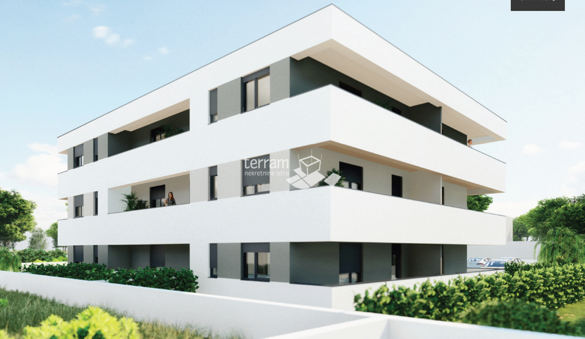 Istra, Pula, okolica, stanovanje 57,96 m2, 2SS+DB, II. nadstropje, parkirišče, NOVO!! #prodaja