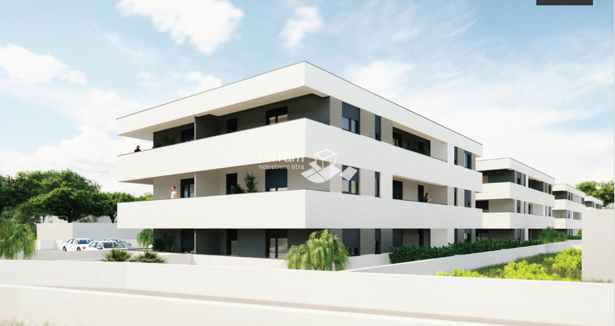 Istra, Pula, okolica, stanovanje 57,96 m2, 2SS+DB, II. nadstropje, parkirišče, NOVO!! #prodaja