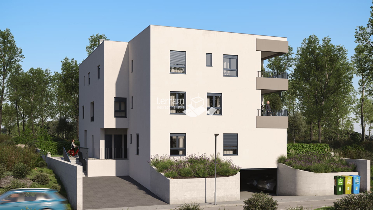 Istra, Pul, Veli vrh, stanovanje 47,73 m2, prvo nadstropje, 1SS+DB, garaža, NOVO, #prodaja