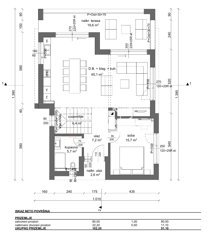 Istra, Barban, Pavlići, gradbeno zemljišče 566 m2, idejna zasnova za dvostanovanjsko hišo s bazenom, #prodaja