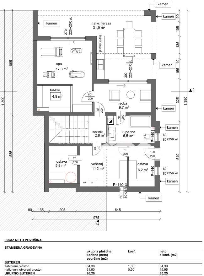 Istra, Barban, Pavlići, gradbeno zemljišče 566 m2, idejna zasnova za dvostanovanjsko hišo s bazenom, #prodaja