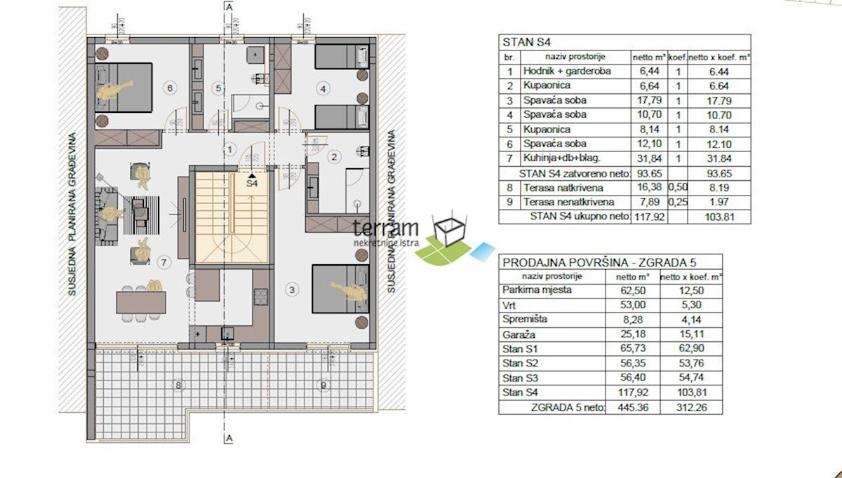 Istra, Pulj, širši center, II. nadstropje, 110,37 m2, 3s, parkirišče, NOVO!!!!