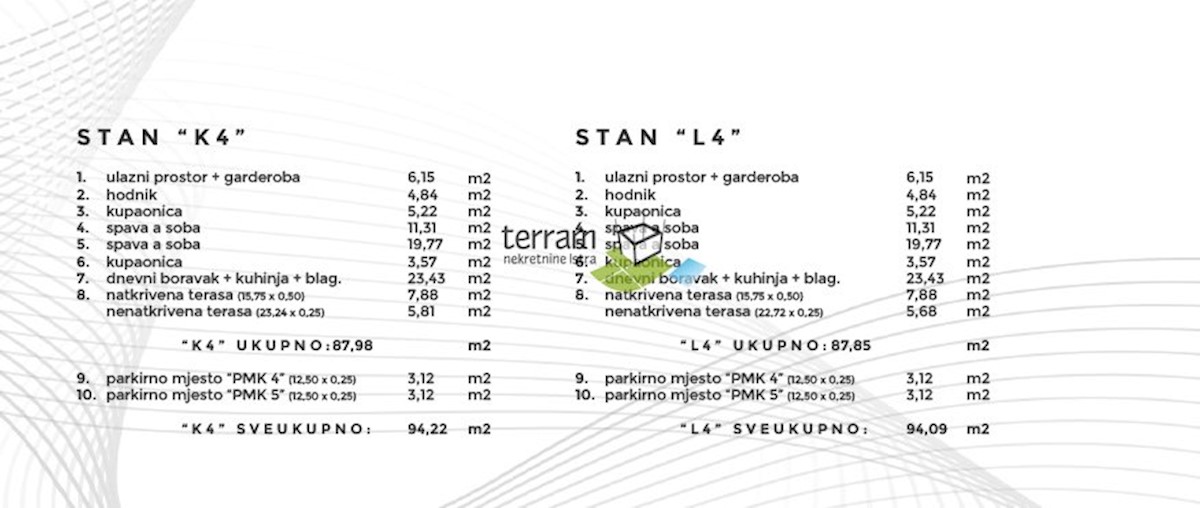 Istra, Pula, Štinjan, stanovanje 94,22 m2, 2 ss, II. nadstropje, parkirišče, NOVO!! #razprodaja