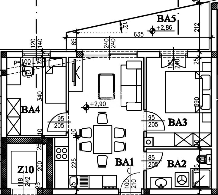 Istra, Štinjan, apartma v 1. nadstropju, 52,11m2, 2SS+DB, 600m od morja, DVIGALO, NOVO!! #razprodaja