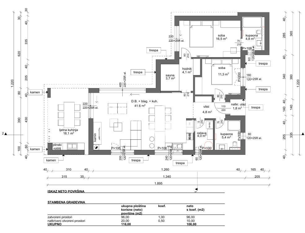 Istra, Barban, Pavlići, gradbeno zemljišče 612 m2, idejna zasnova pritlične hiše s bazenom, #prodaja