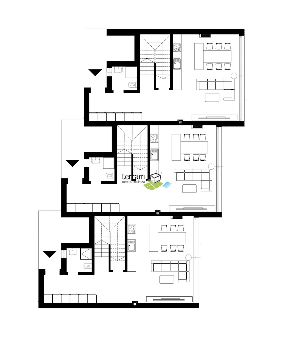 Istra, Medulin, prodamo gradbeno zemljišče 700m2 z veljavnim gradbenim dovoljenjem za tri apartmaje