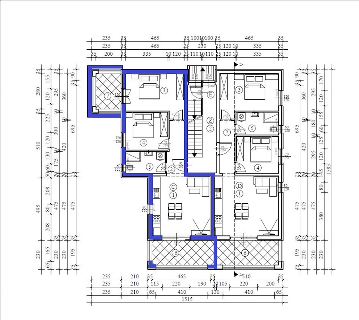 NSOP-232-1-C, Novi Apartmaji v Okolici Poreča (9 km)