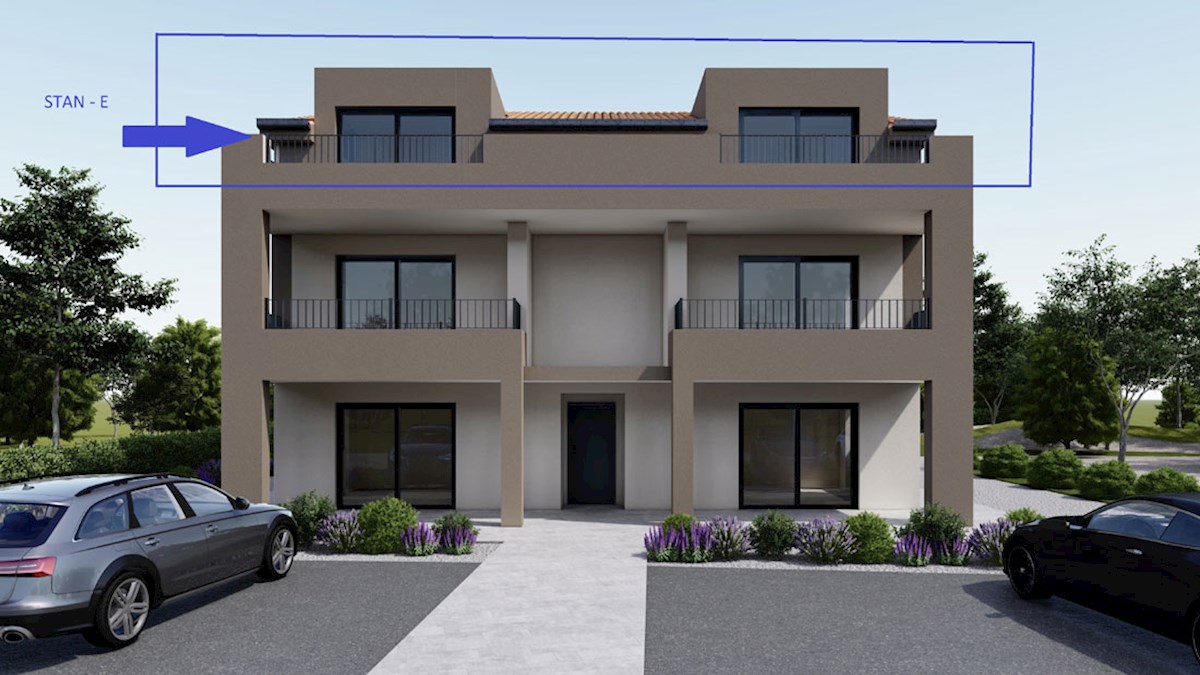 NSOP-234-3-E, Novi Apartmaji v Okolici Poreča (9 km)