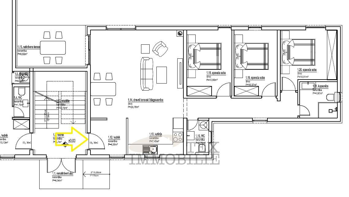 Poreč, odlično novo stanovanje 1 km od morja - D