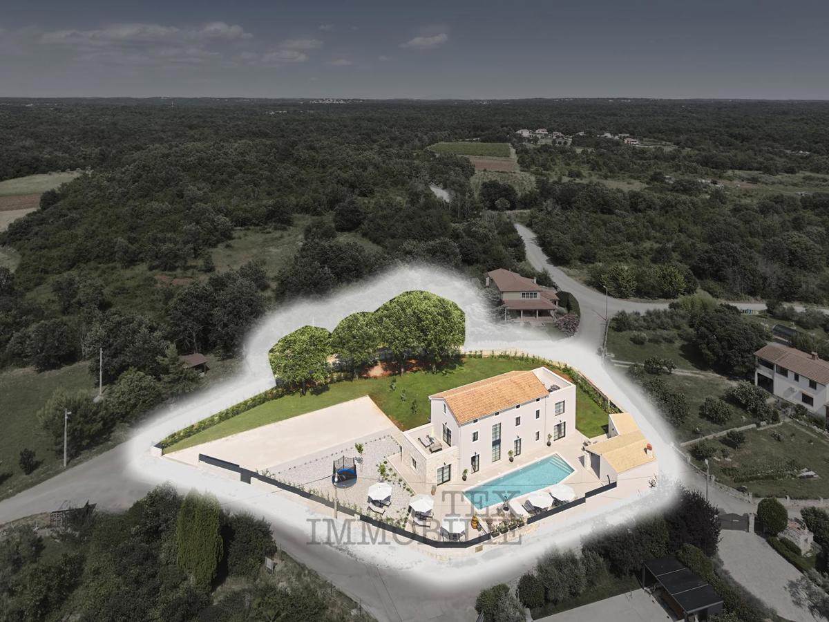 Lepa vila z bazenom v bližini Poreča - v gradnji 