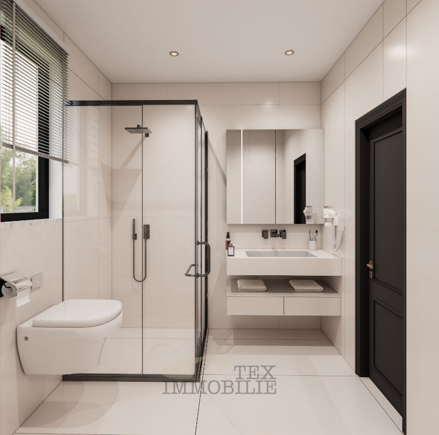 Stanovanje z vrtom in tremi spalnicami - B