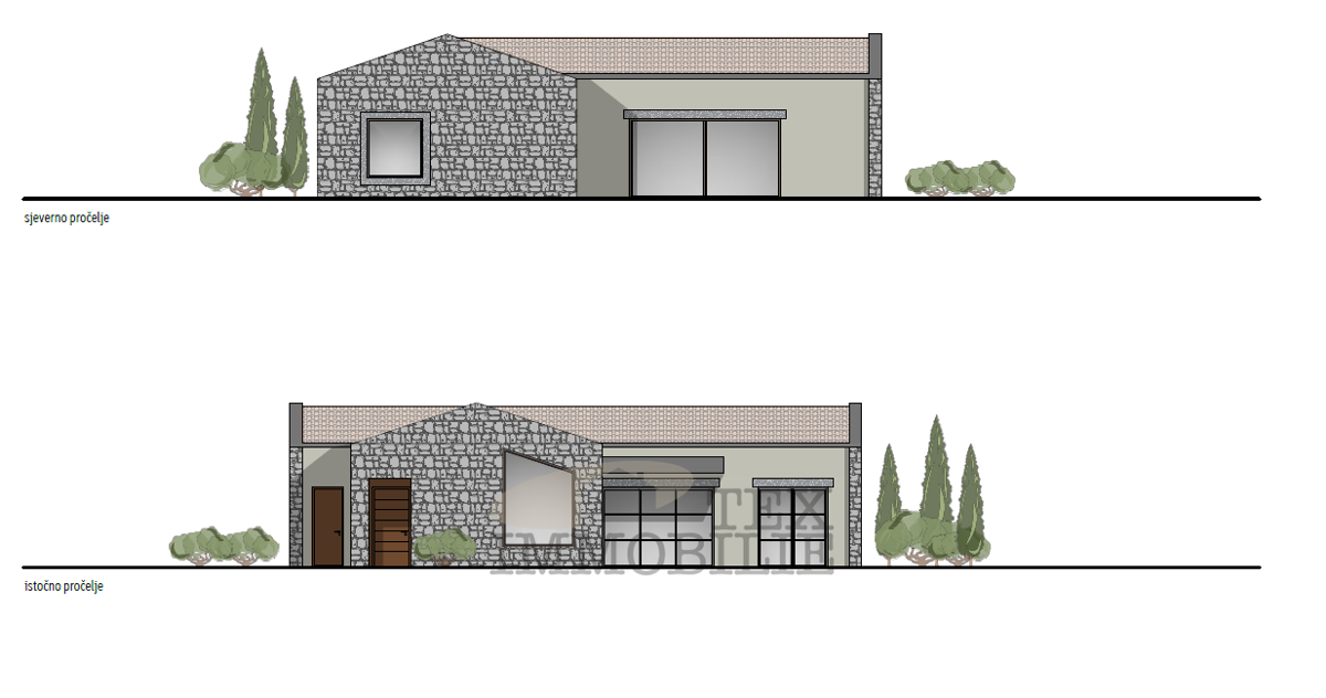 Hiša z bazenom v bližini Poreča, 150 m2